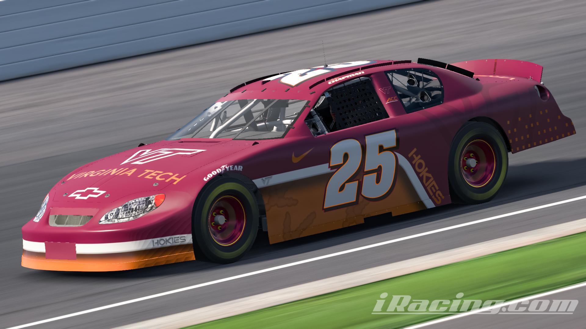 Preview of Andrew Champman #25 Virginia Tech Hokies Monte Carlo by Julio N.