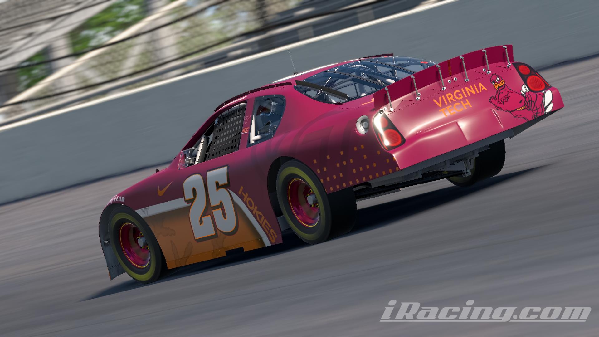 Preview of Andrew Champman #25 Virginia Tech Hokies Monte Carlo by Julio N.
