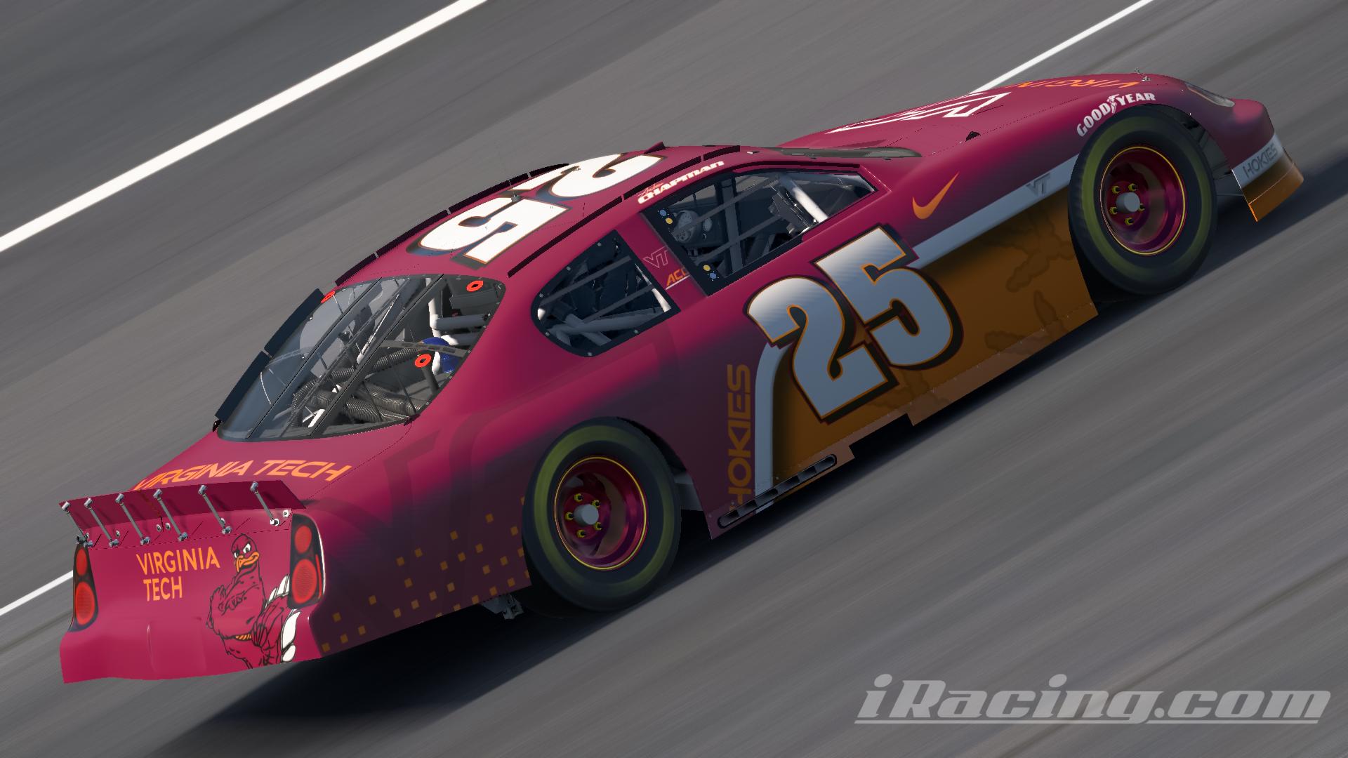 Preview of Andrew Champman #25 Virginia Tech Hokies Monte Carlo by Julio N.