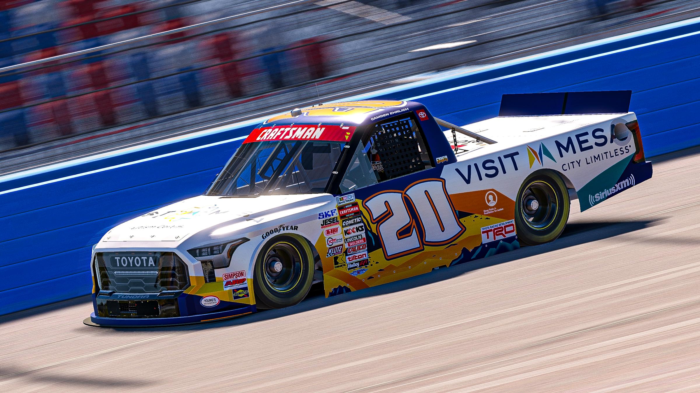 Preview of #20 Camden Ehrlich Visit Mesa Toyota Tundra by Diego Roldan