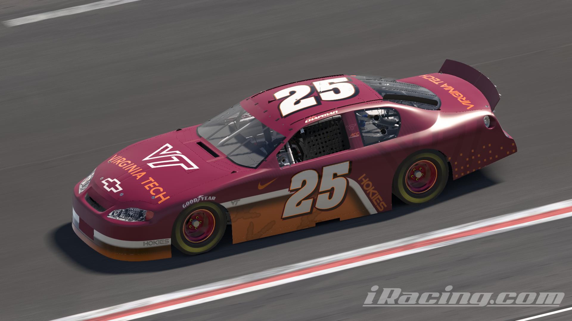 Preview of Andrew Champman #25 Virginia Tech Hokies Monte Carlo SS by Julio N.