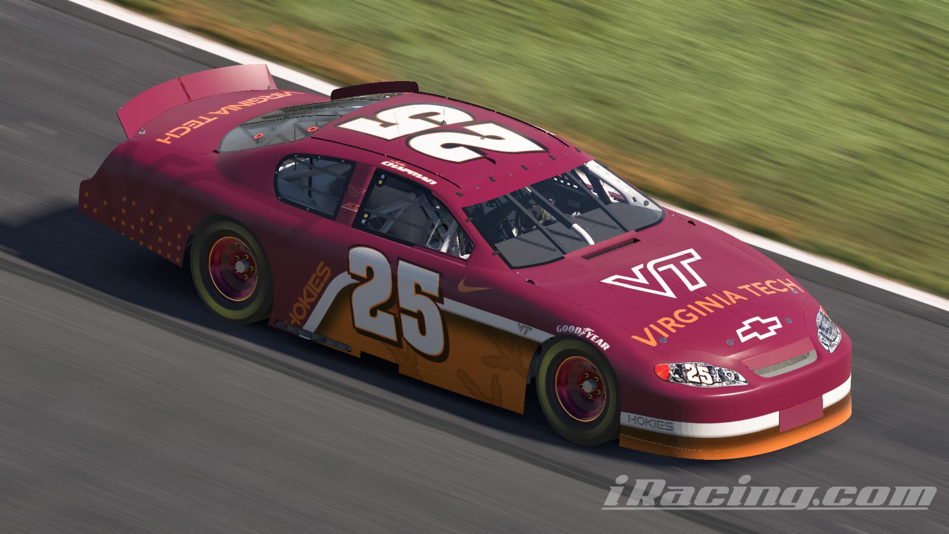 Preview of Andrew Champman #25 Virginia Tech Hokies Monte Carlo SS by Julio N.