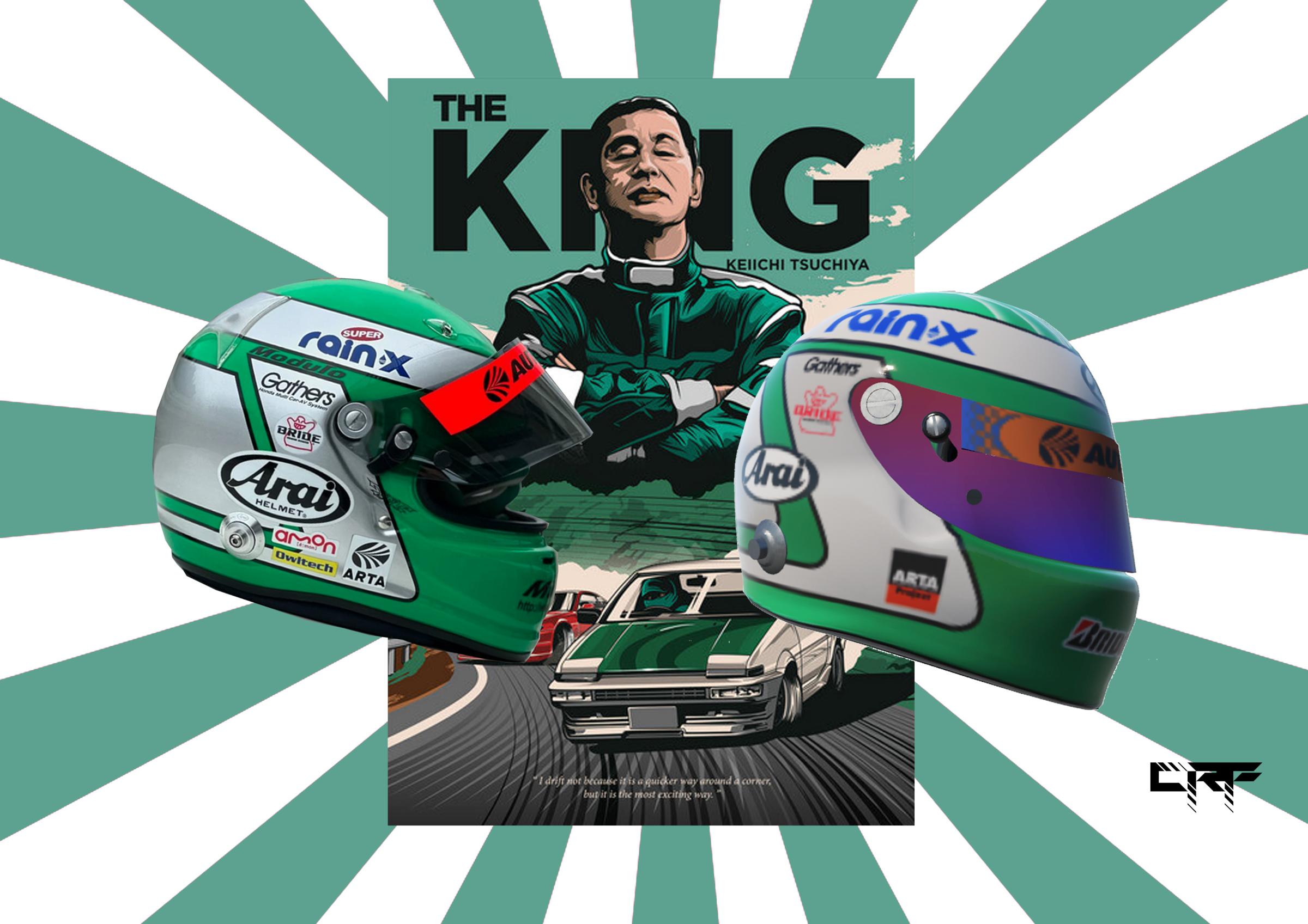 Preview of Keiichi Tsuchiya Helmet by Carlos R. F.