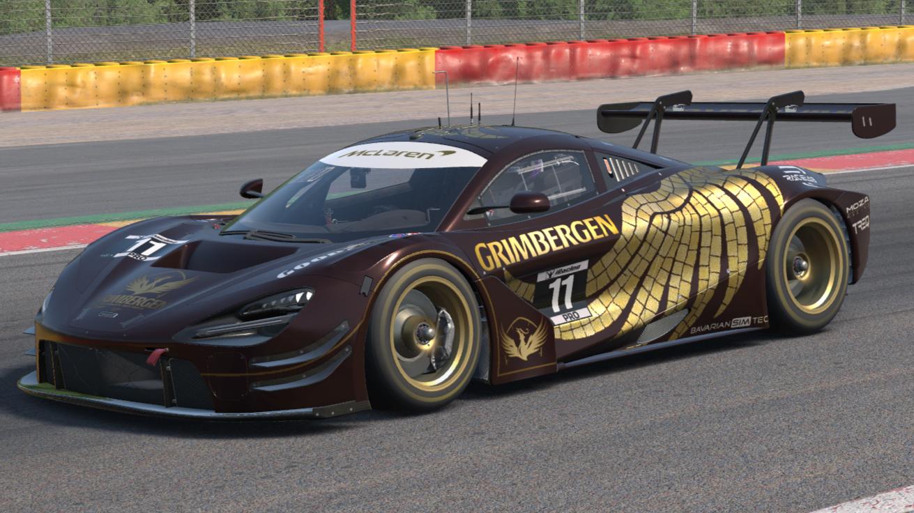 Preview of McLaren 720s EVO GT3 - Grimbergen Golden Phoenix by Dennis Van Der Meeren