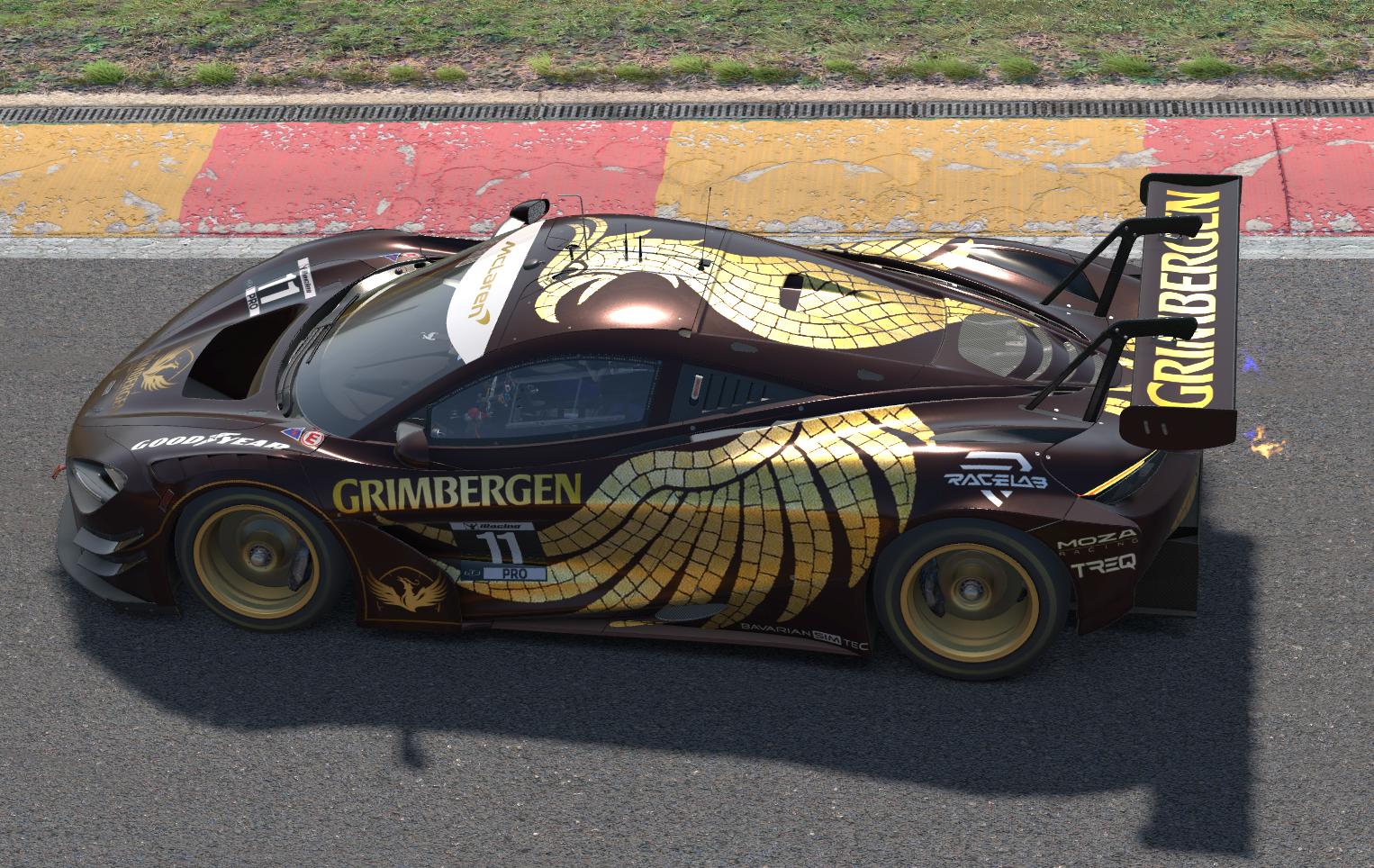 Preview of McLaren 720s EVO GT3 - Grimbergen Golden Phoenix by Dennis Van Der Meeren