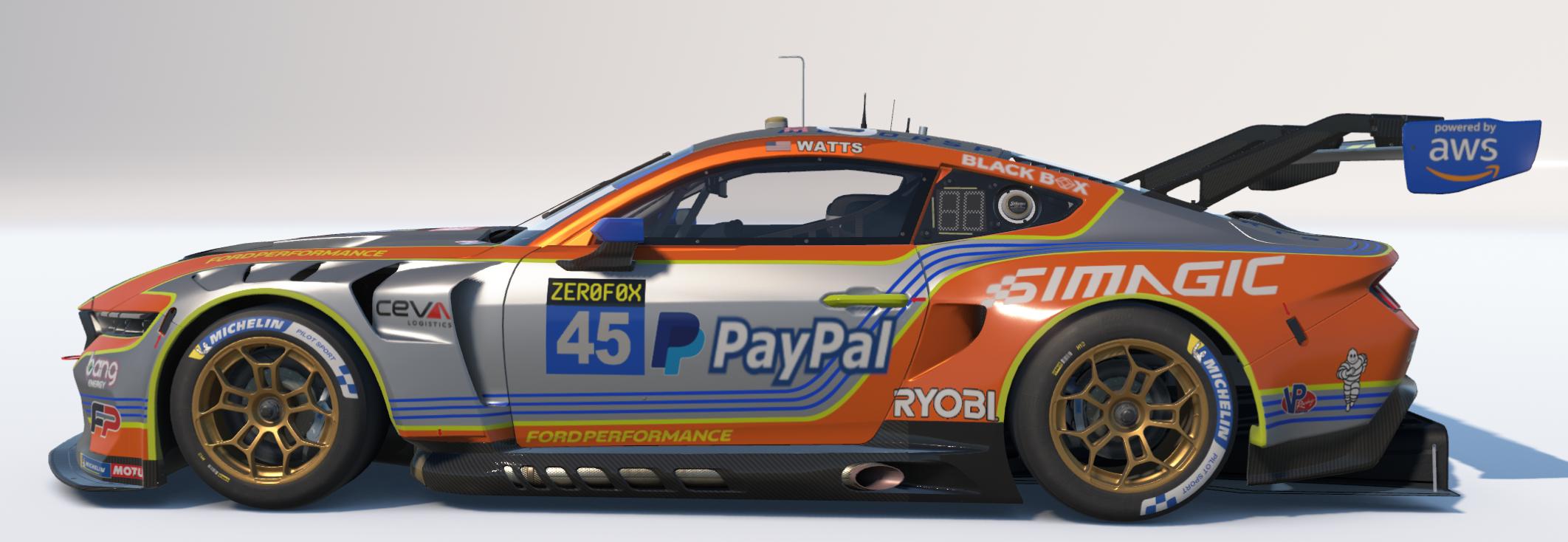Preview of Mike Watts ZFv1 Paypal GT3 Mustang by Mike W.