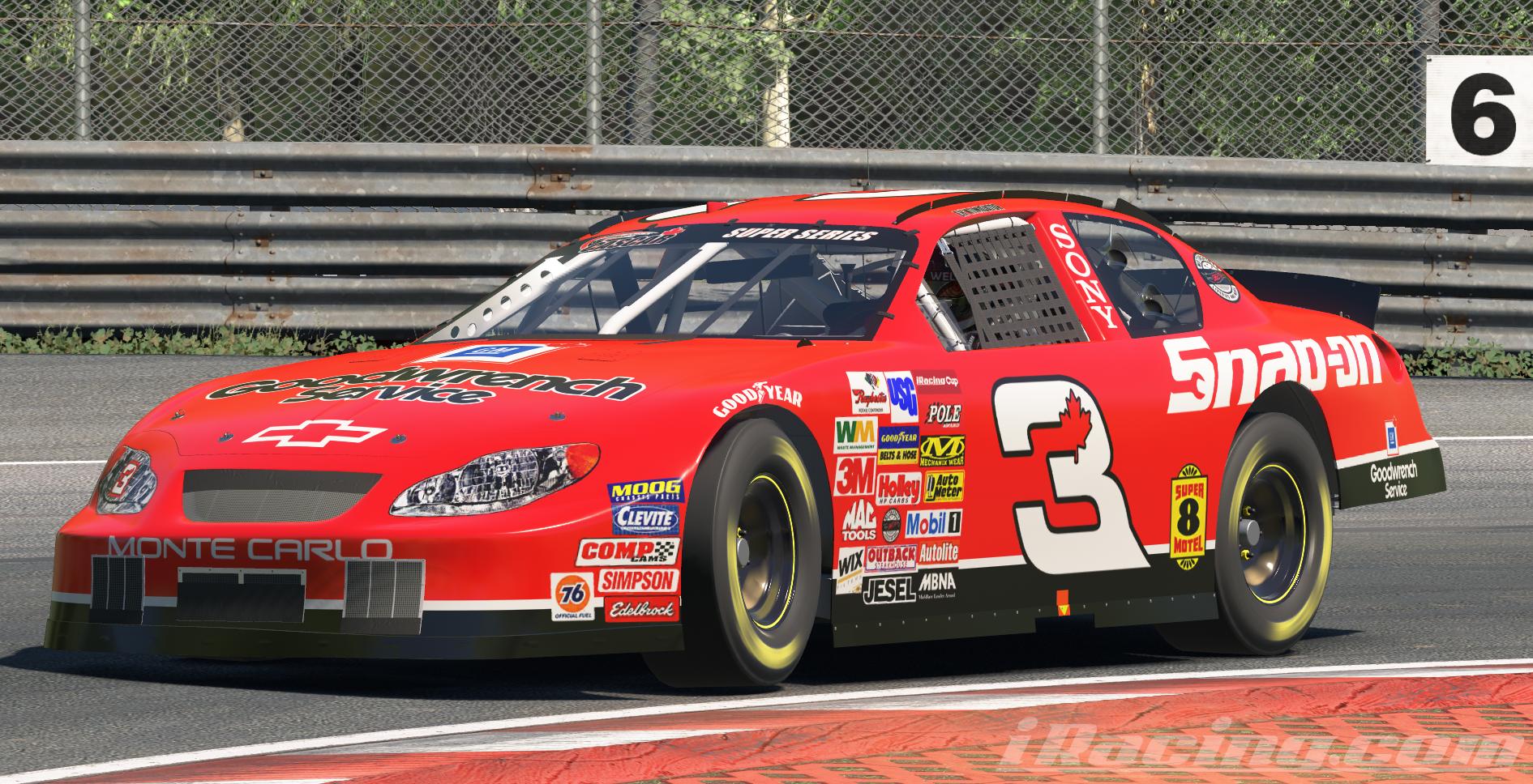 Preview of CASCAR - Team 3 Red - Goodwrench and Snap-On  by Joe R Wells