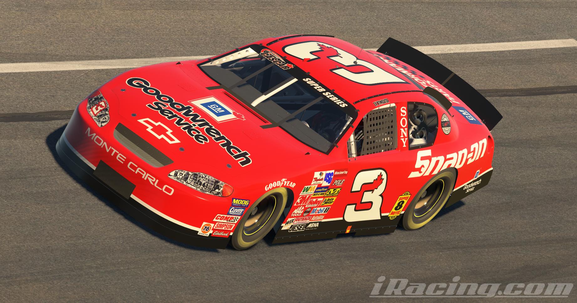 Preview of CASCAR - Team 3 Red - Goodwrench and Snap-On by Joe R Wells