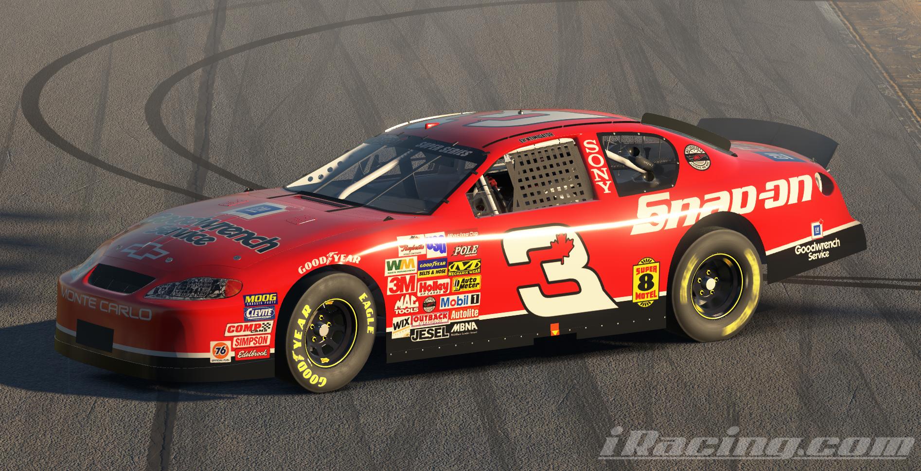 Preview of CASCAR - Team 3 Red - Goodwrench and Snap-On - No # by Joe R Wells