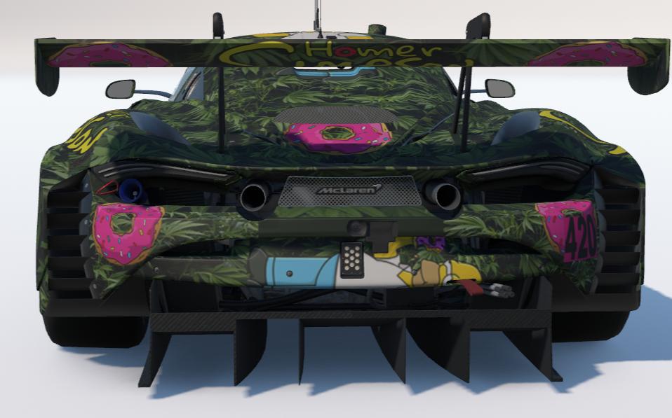 Preview of Homer Simpson Weed Bush McLaren 720s EVO GT3 by Todd Schwarz
