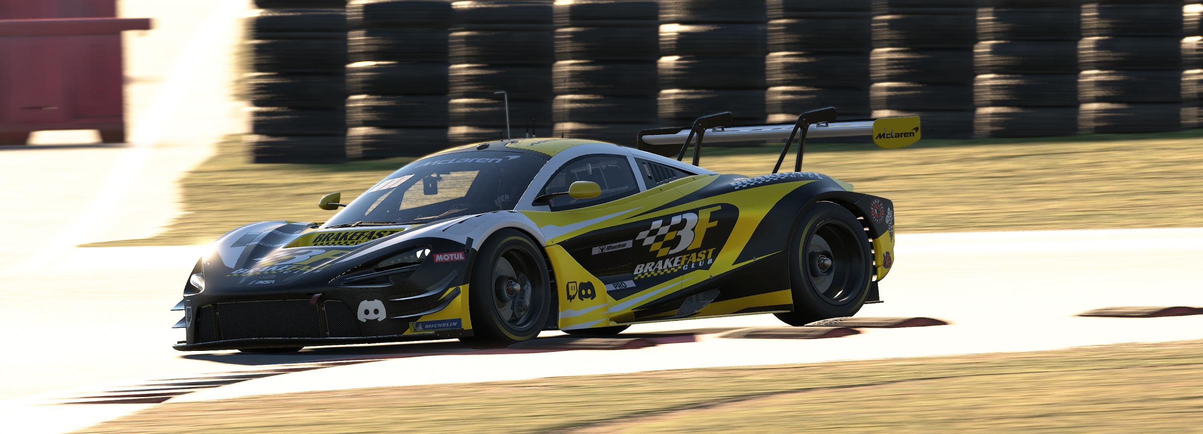 Preview of BRAKEFAST CLUB Yellow McLaren 720s EVO GT3 by Wes Fuller