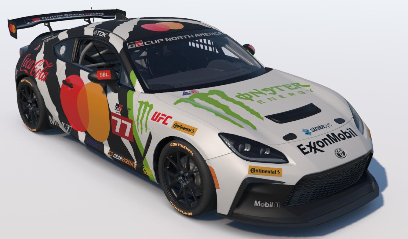 Preview of Monster Energy/Mastercard Toyota GR86 by Ronald Lawson2