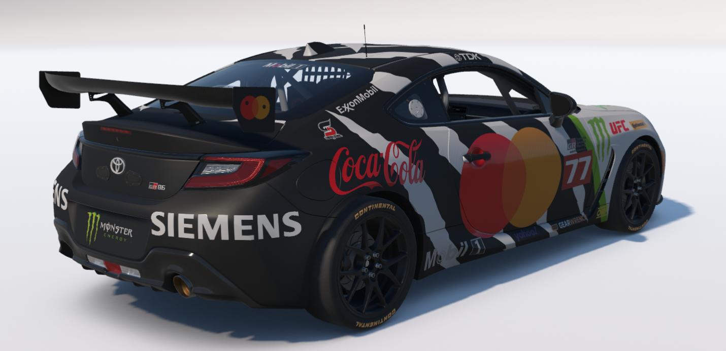 Preview of Monster Energy/Mastercard Toyota GR86 by Ronald Lawson2