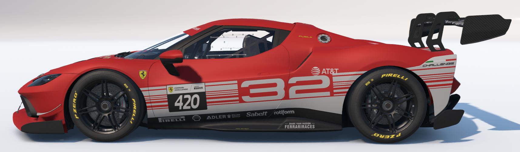 Preview of Ferrari 296 Challenge FAGE by Todd Schwarz