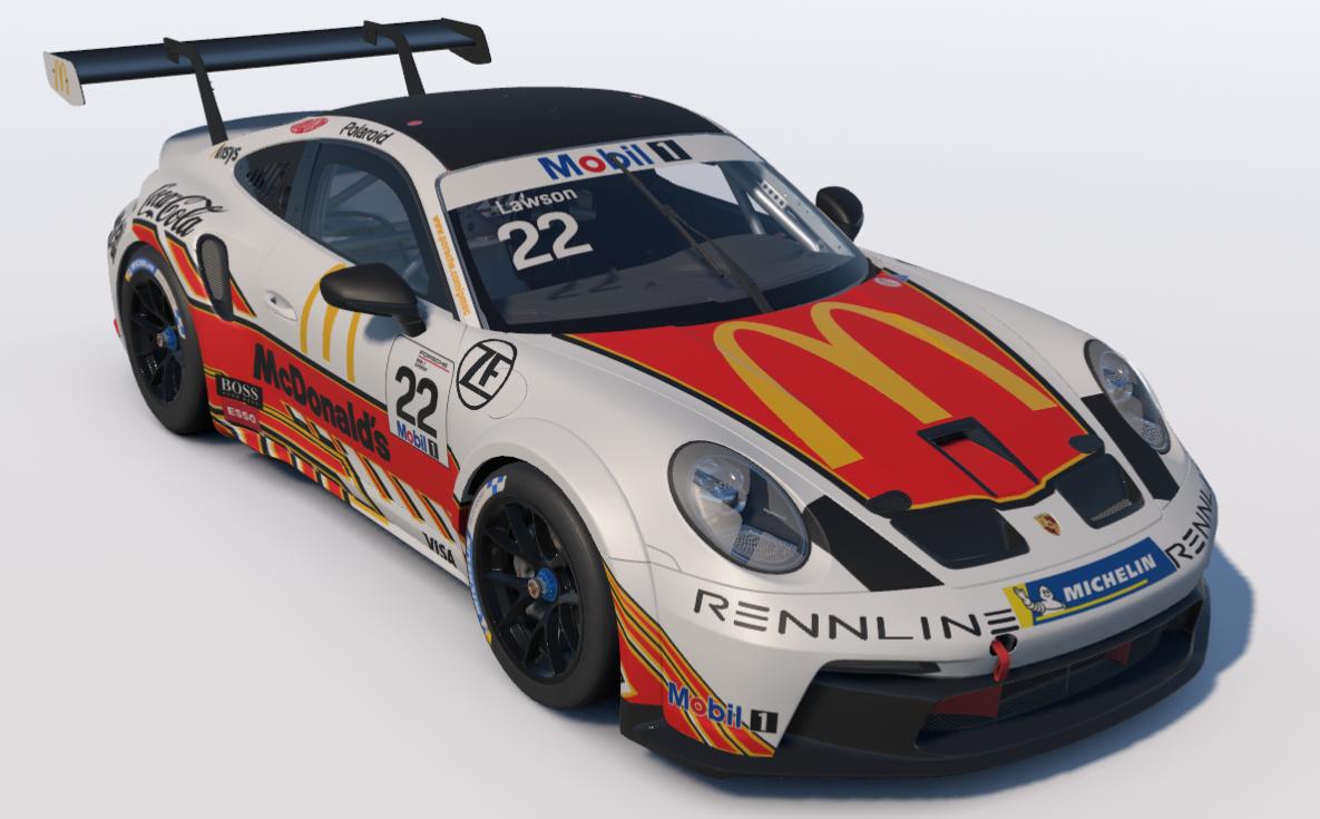 Preview of Mcdonalds/Coca Cola Porsche 911 GT3 Cup (992) by Ronald Lawson2