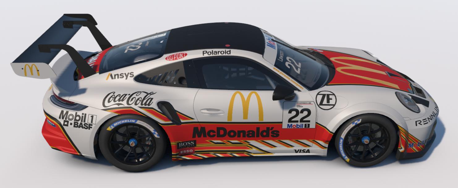 Preview of Mcdonalds/Coca Cola Porsche 911 GT3 Cup (992) by Ronald Lawson2