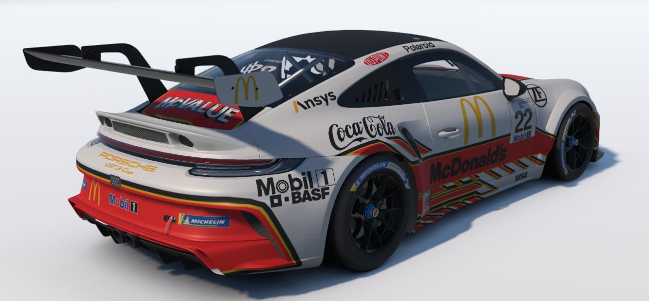 Preview of Mcdonalds/Coca Cola Porsche 911 GT3 Cup (992) by Ronald Lawson2