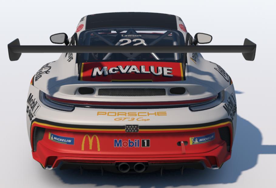 Preview of Mcdonalds/Coca Cola Porsche 911 GT3 Cup (992) by Ronald Lawson2
