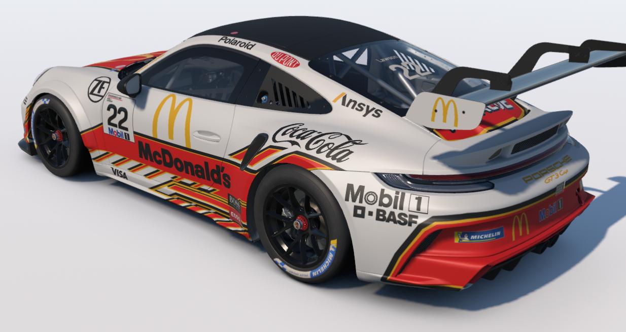 Preview of Mcdonalds/Coca Cola Porsche 911 GT3 Cup (992) by Ronald Lawson2