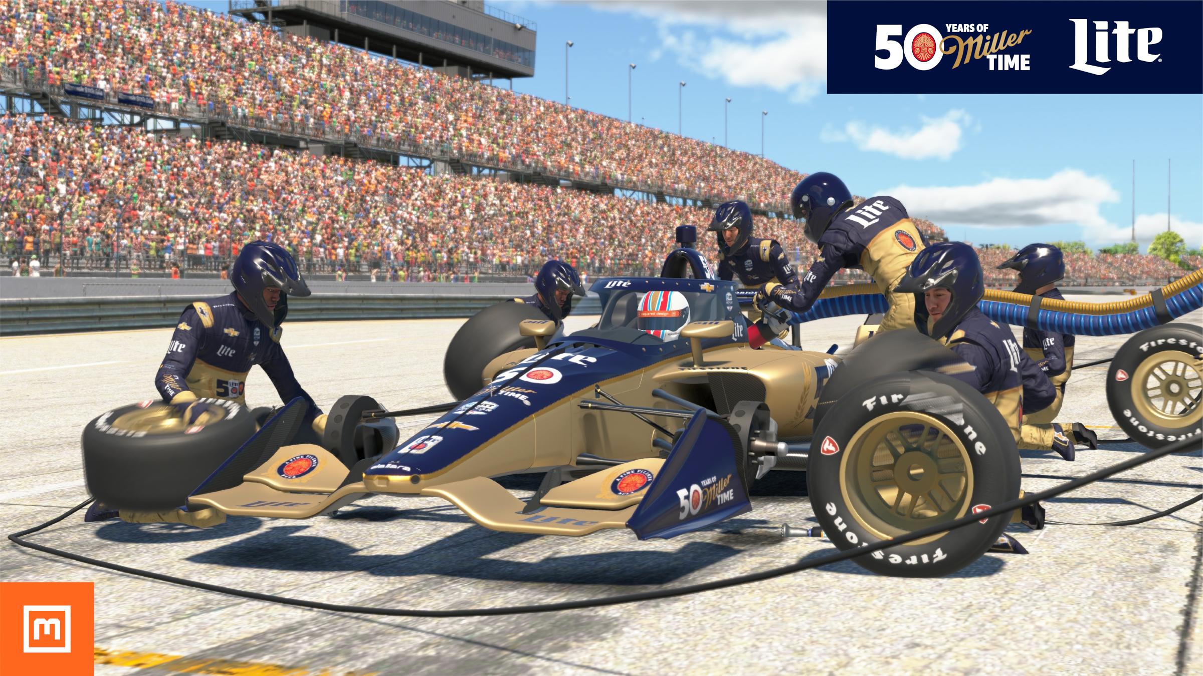 Preview of 50 Years of Miller Lite Chevy Indycar Concept (Custom #50) by Michael Mueller6
