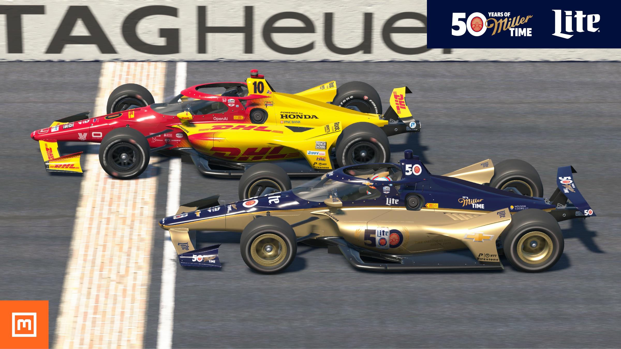 Preview of 50 Years of Miller Lite Chevy Indycar Concept (Custom #50) by Michael Mueller6