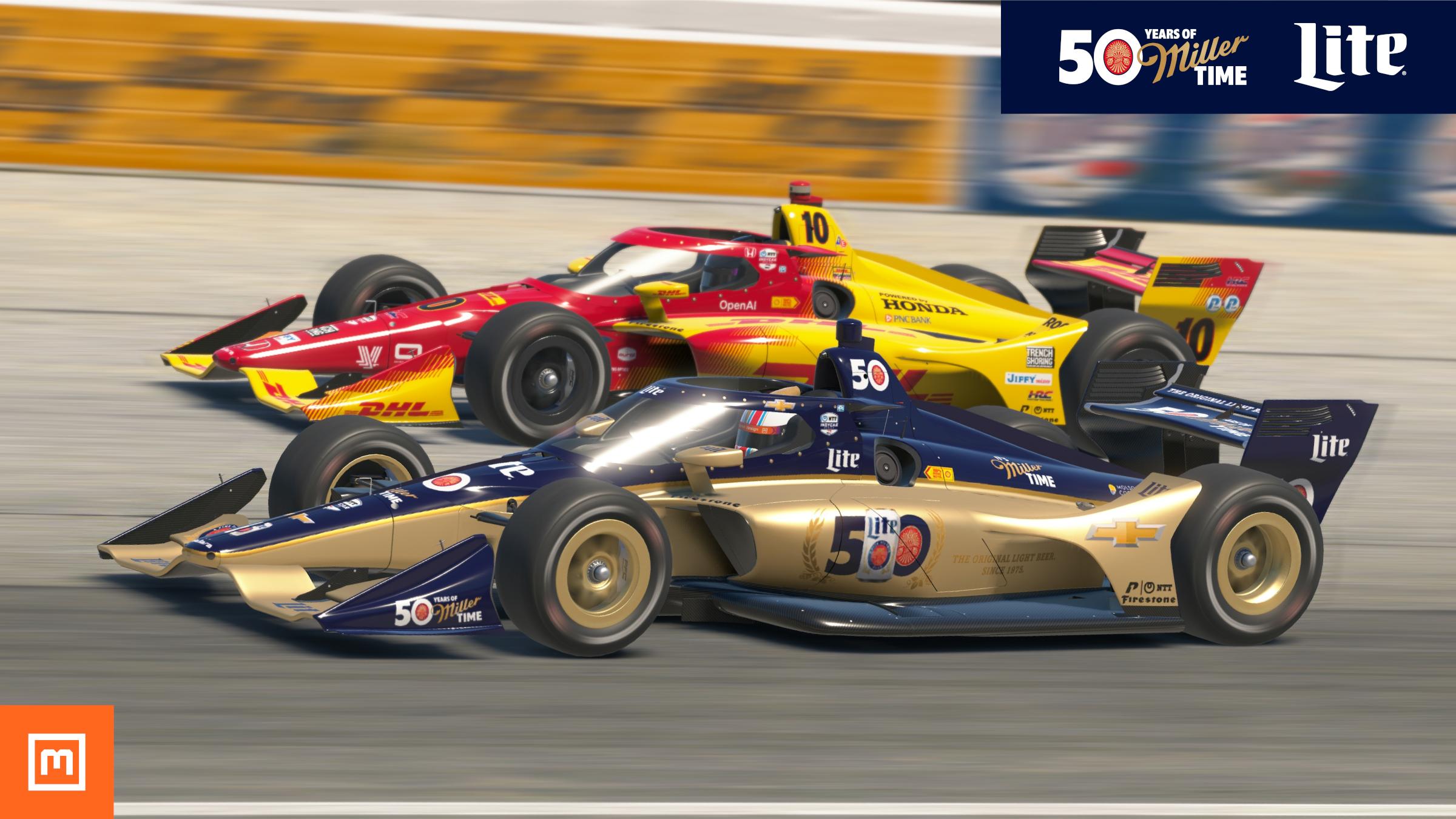 Preview of 50 Years of Miller Lite Chevy Indycar Concept (Custom #50) by Michael Mueller6