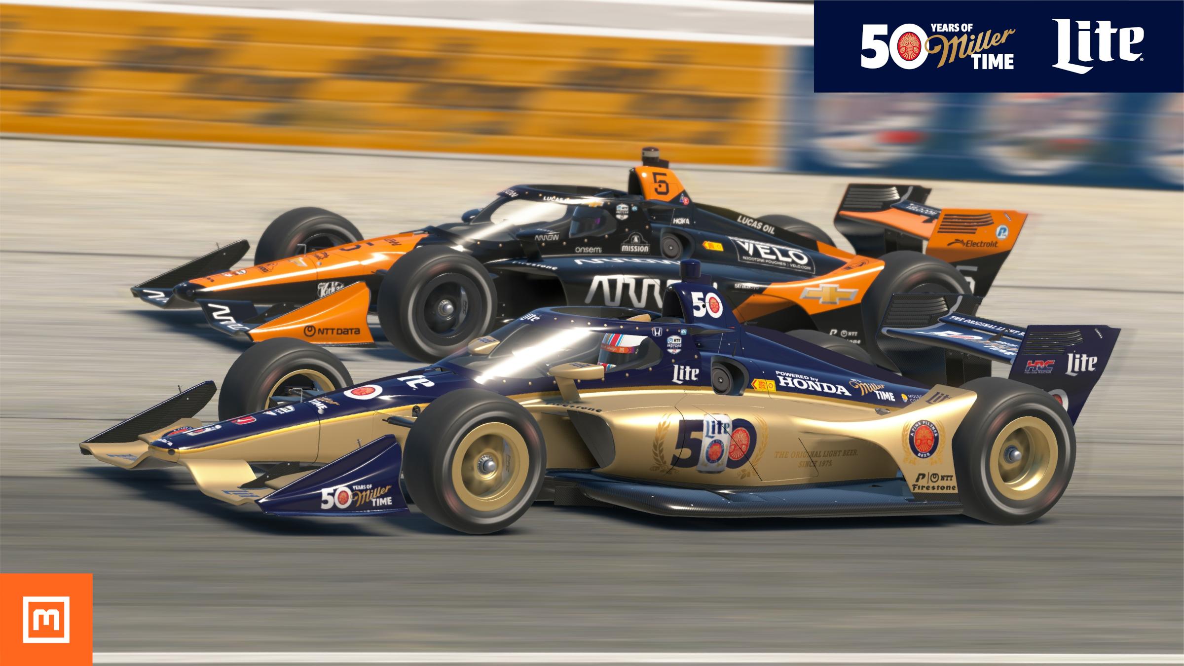 Preview of 50 Years of Miller Lite Honda Indycar Concept (Custom #50) by Michael Mueller6