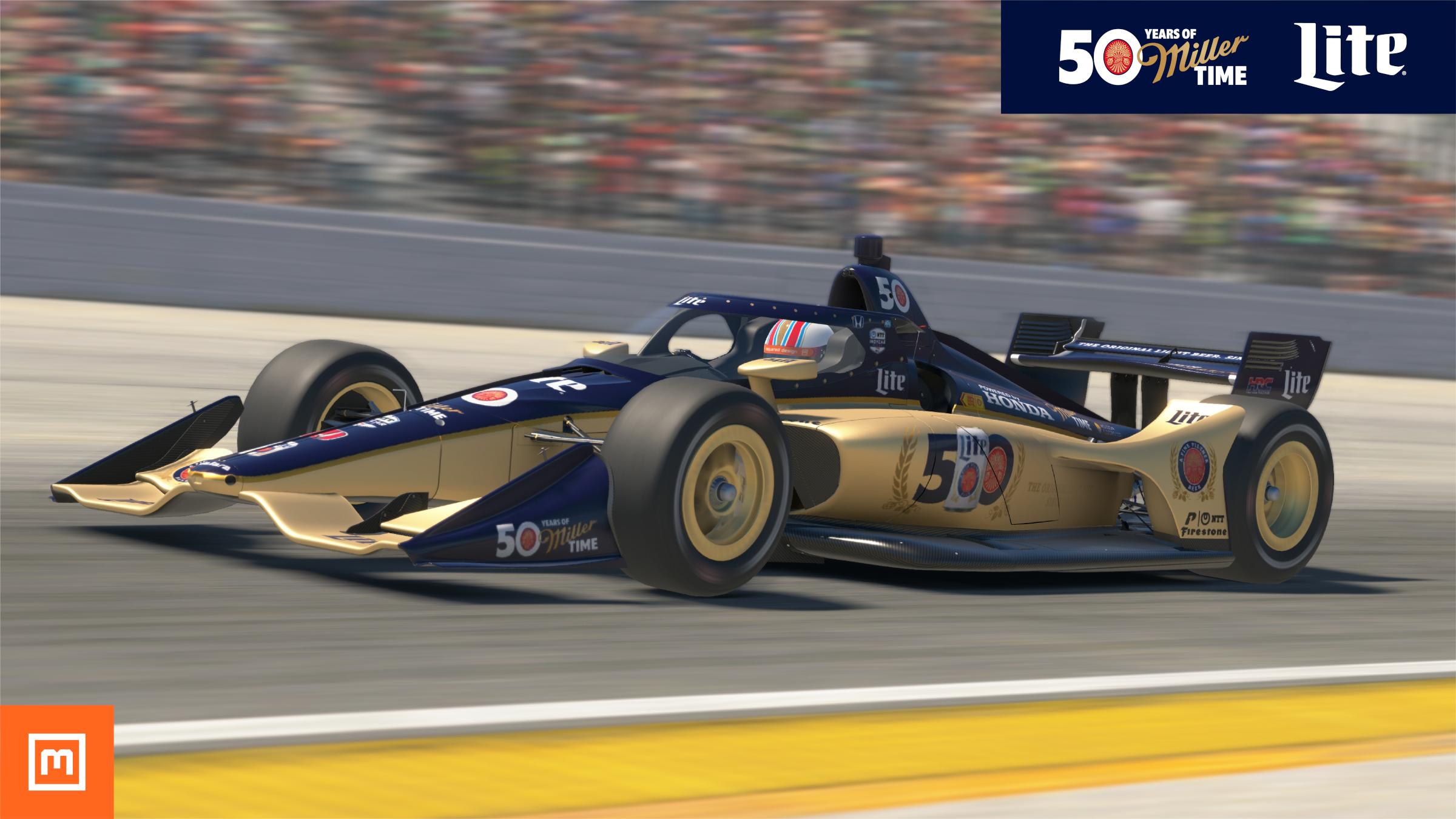 Preview of 50 Years of Miller Lite Honda Indycar Concept (Custom #50) by Michael Mueller6