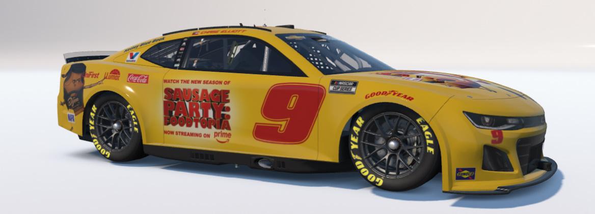 Preview of FICTIONAL Chase Elliott Next Gen Chevy Camaro by Ethan W.