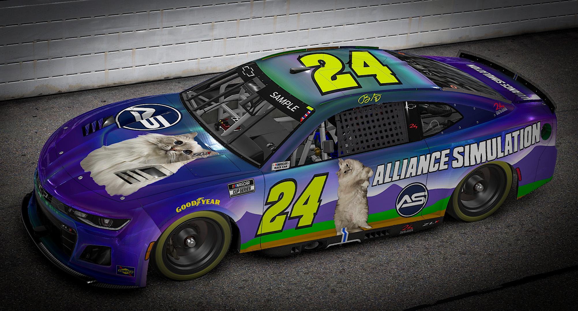 Preview of Alliance Simulation Jeff Gordon Looney Tunes Bugs Bunny Throwback by Taylor Goins