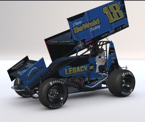 Preview of Tanner Holmes 2025 Knoxville Nationals Paint Scheme by Dylan M Smoot