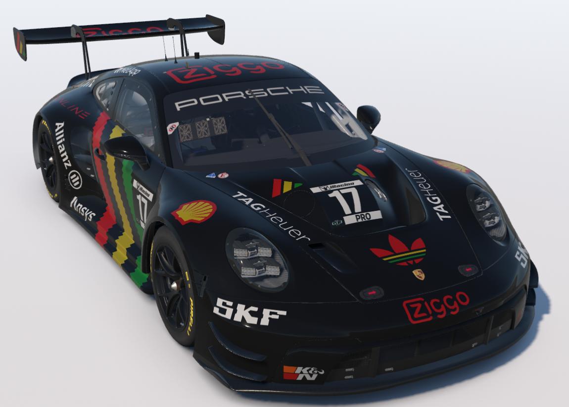 Preview of Adidas "Three Little Birds" Ziggo Porsche 911 GT3 R (992) by Ronald Lawson2