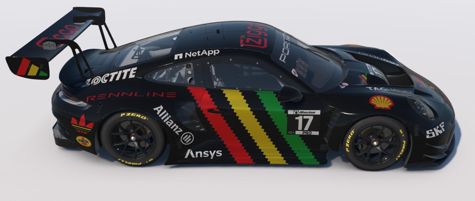 Preview of Adidas "Three Little Birds" Ziggo Porsche 911 GT3 R (992) by Ronald Lawson2