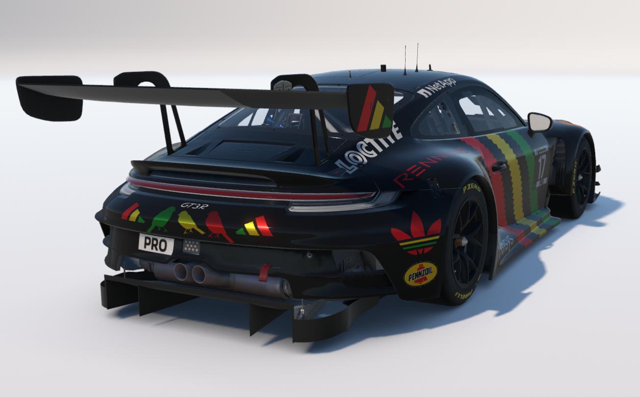 Preview of Adidas "Three Little Birds" Ziggo Porsche 911 GT3 R (992) by Ronald Lawson2