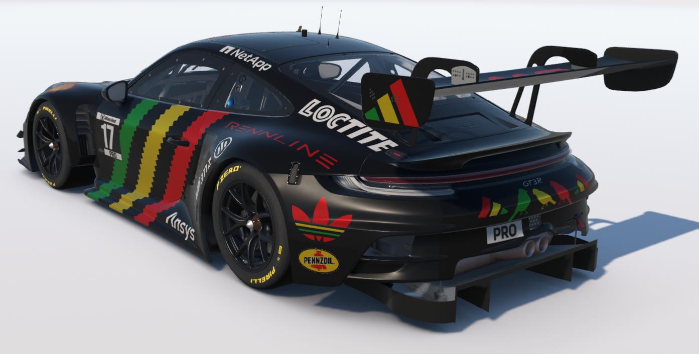 Preview of Adidas "Three Little Birds" Ziggo Porsche 911 GT3 R (992) by Ronald Lawson2