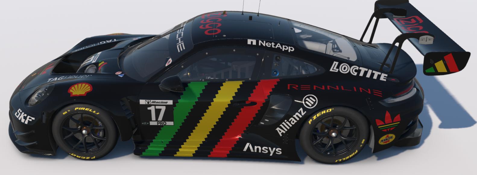 Preview of Adidas "Three Little Birds" Ziggo Porsche 911 GT3 R (992) by Ronald Lawson2