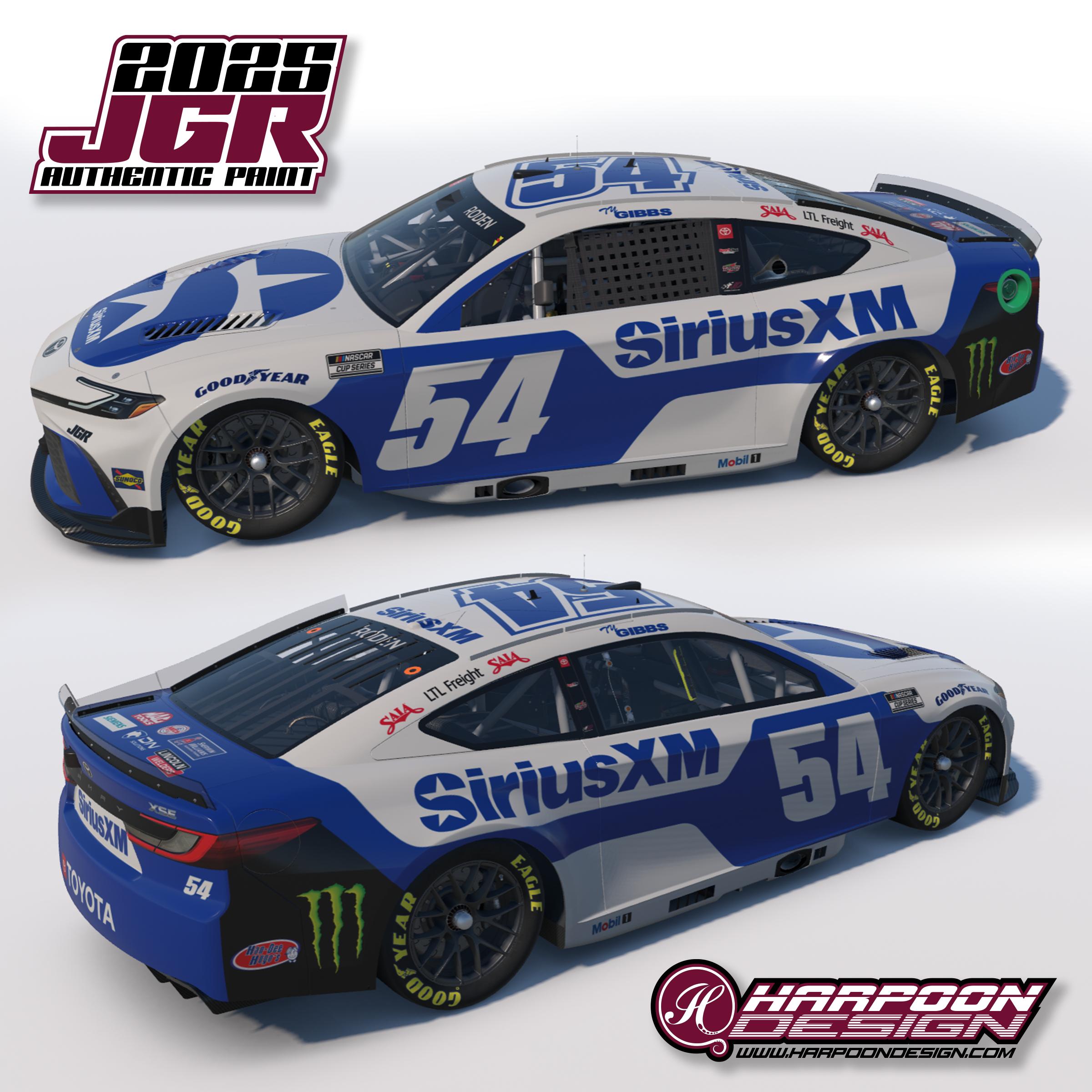 Preview of 2025 Ty Gibbs Sirius XM Toyota Camry by Brantley Roden