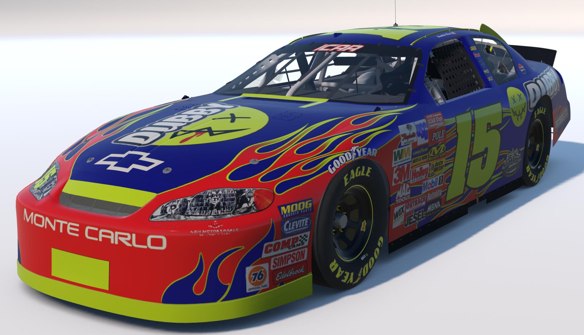 Preview of #15 Dubby Energy Monte Carlo Gen 4 Super Speedway ICAR Scheme by Kendrick Hom