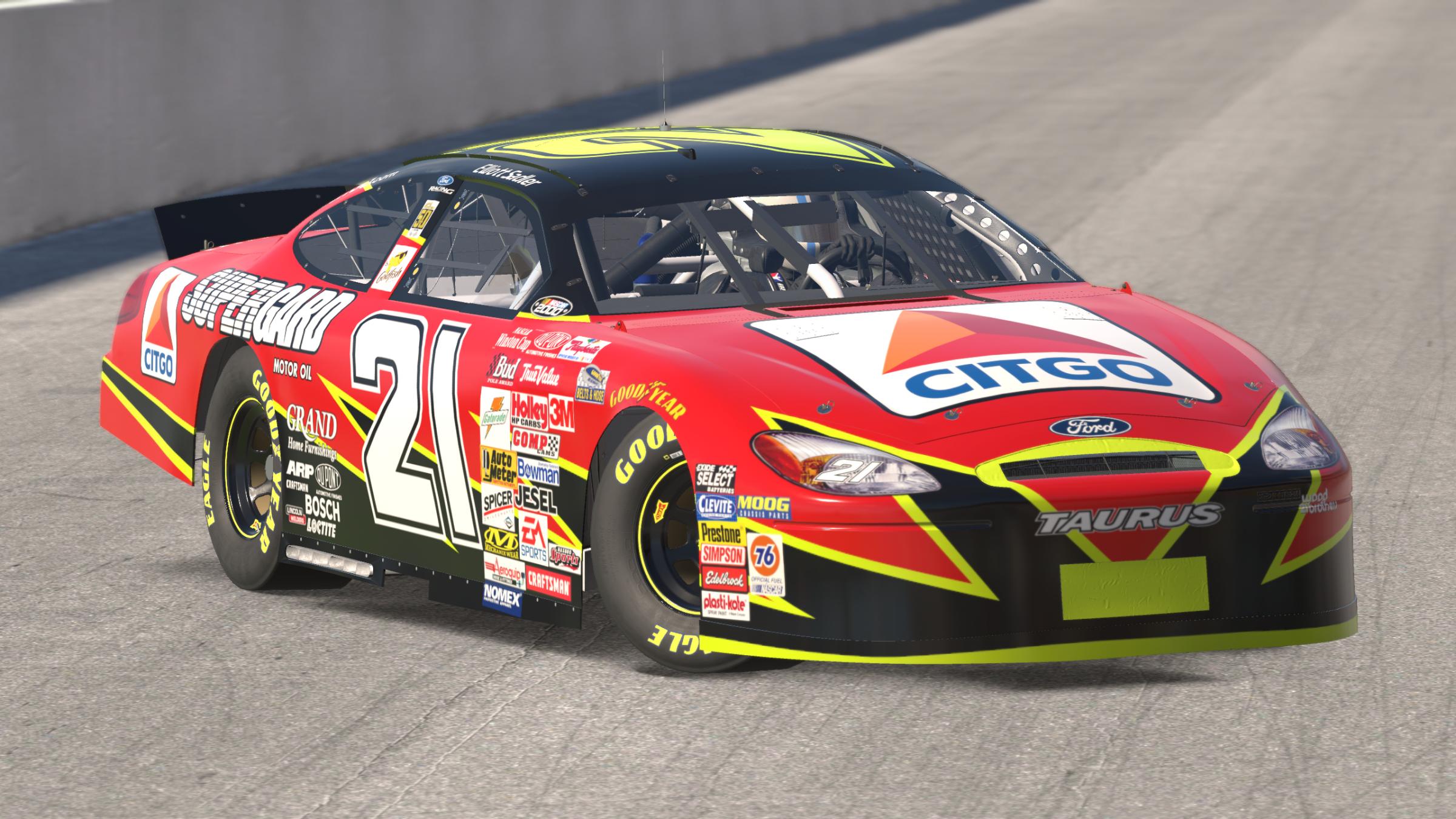 Preview of 2000 Elliott Sadler Citgo Ford Taurus (Sim Stamped - Superspeedway) by Tom W.