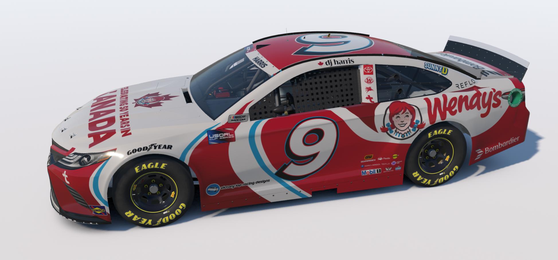 Preview of #9 - DJ Harris - Wendys "50 Years in Canada" Toyota Camry by Darrel Harris