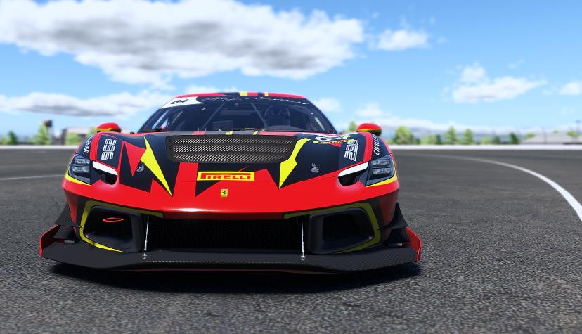 Preview of Ginger Liveries Ferrari 296 Challenge by Rick W.
