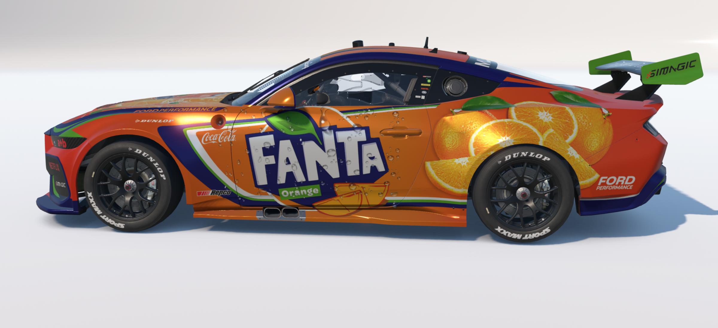Fanta Racing Supercars Ford Mustang Gen 3 Fanta - Metallic Pearl version by Greg ...