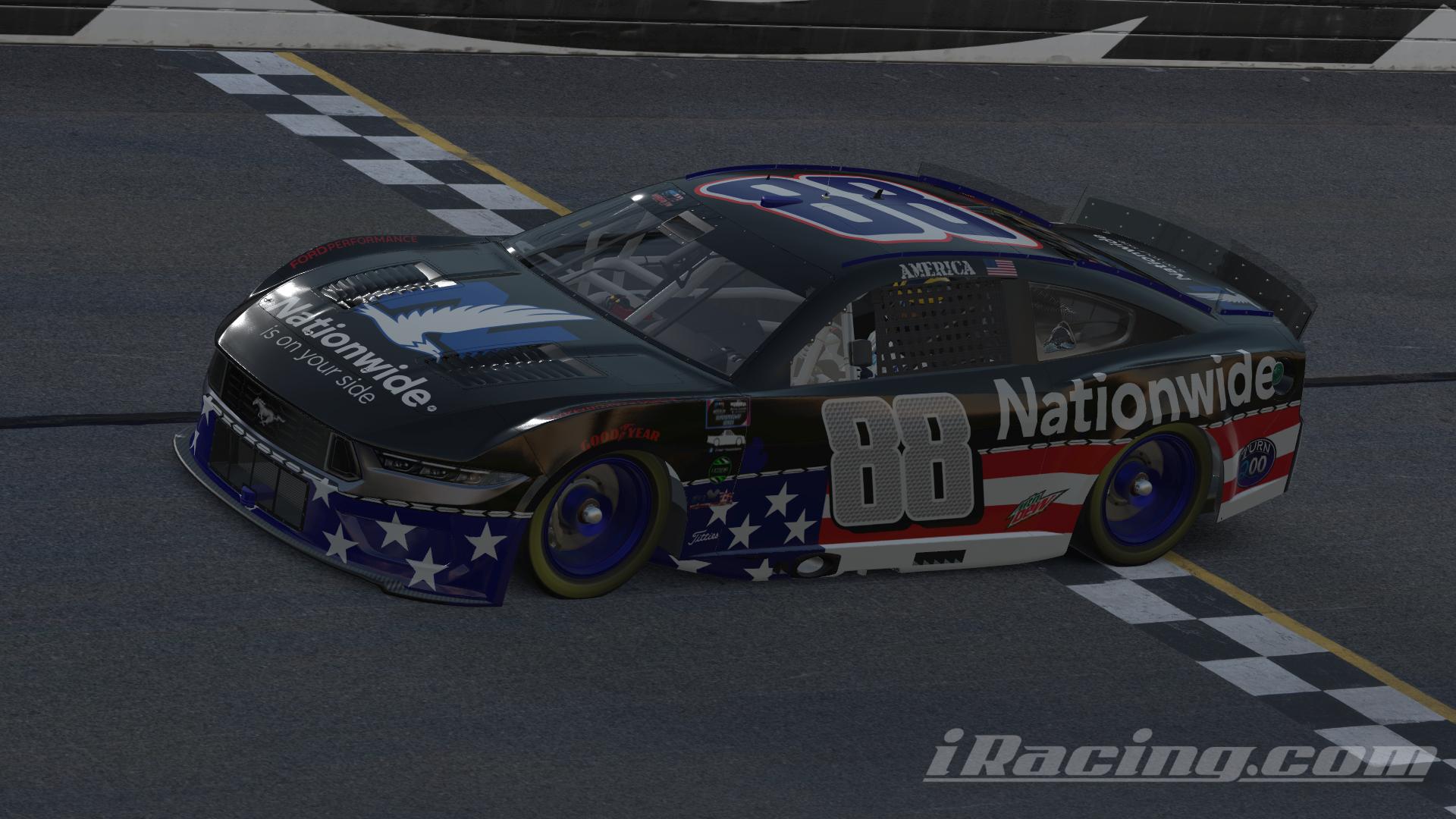 Preview of Nationwide Black Dale Jr 88 by Brad Saxton
