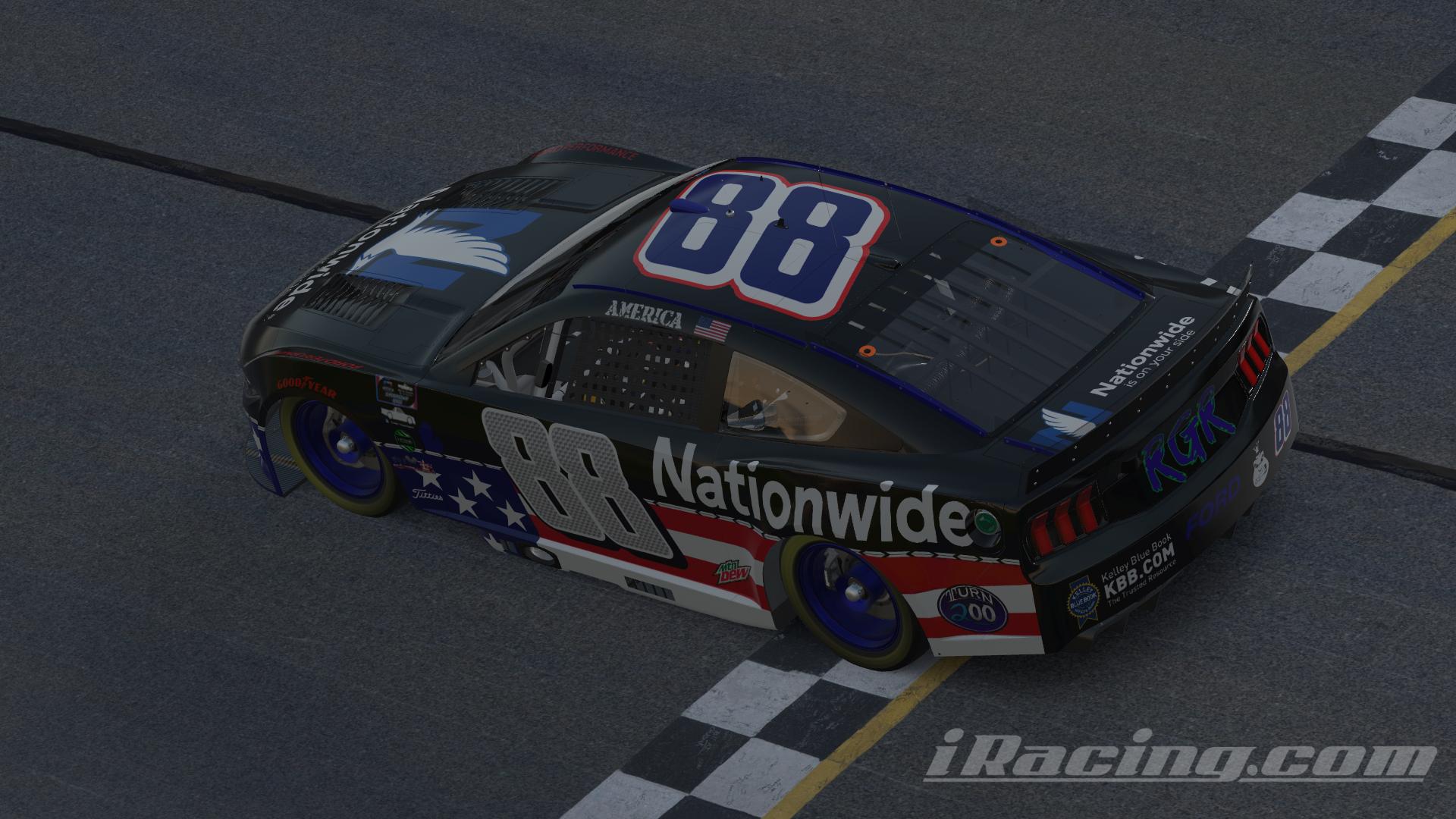 Preview of Nationwide Black Dale Jr 88 by Brad Saxton