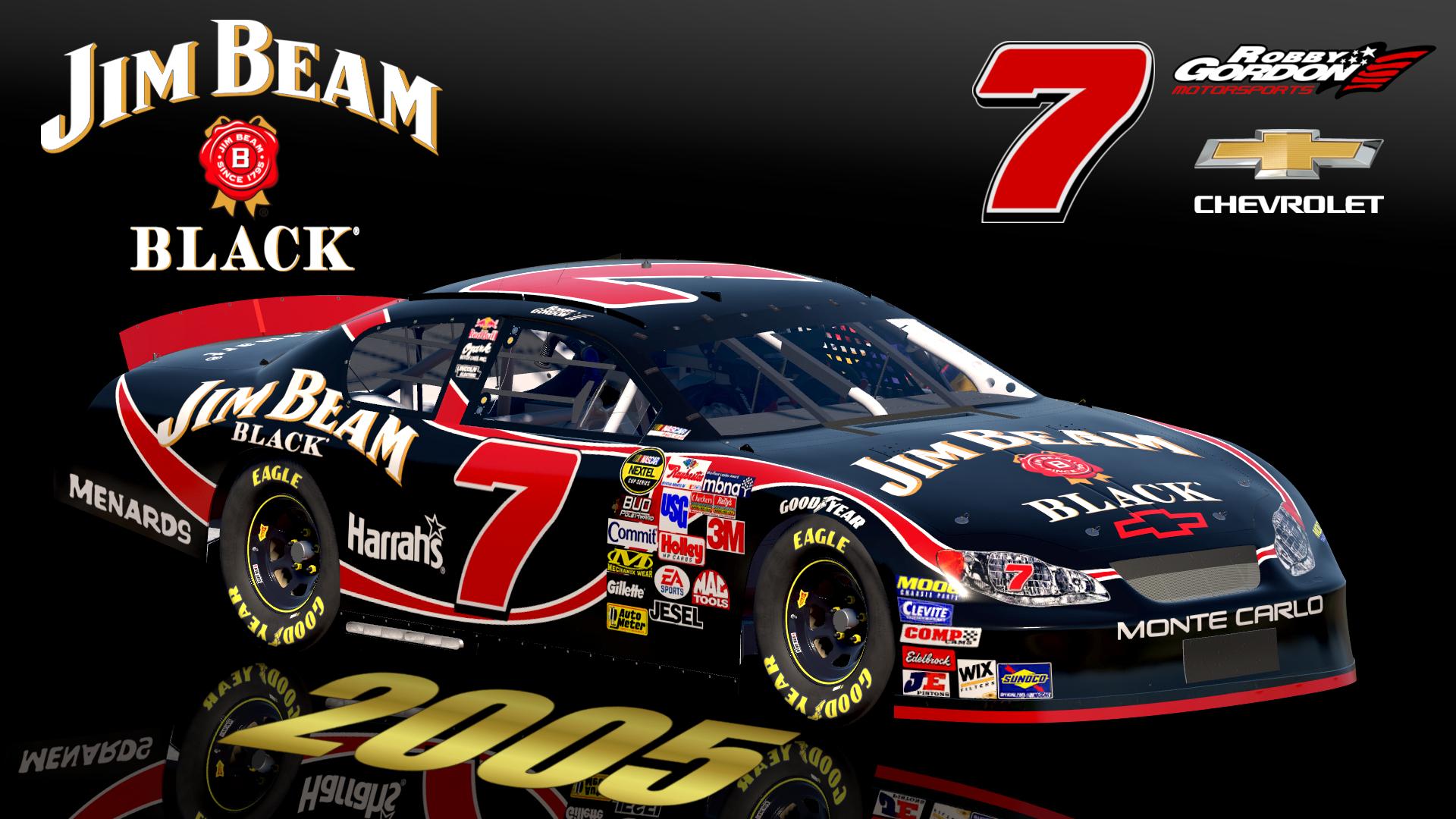 Preview of 2005 #7 Robby Gordon Jim Beam Black Chevrolet Monte Carlo by Christian Budd
