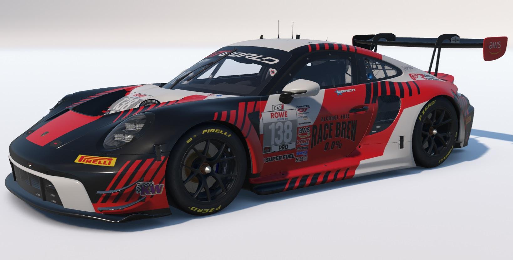 Preview of #18 RS1 Porsche 911 GT3 R (992) 2025 GT World Challenge America by Zack W Gould