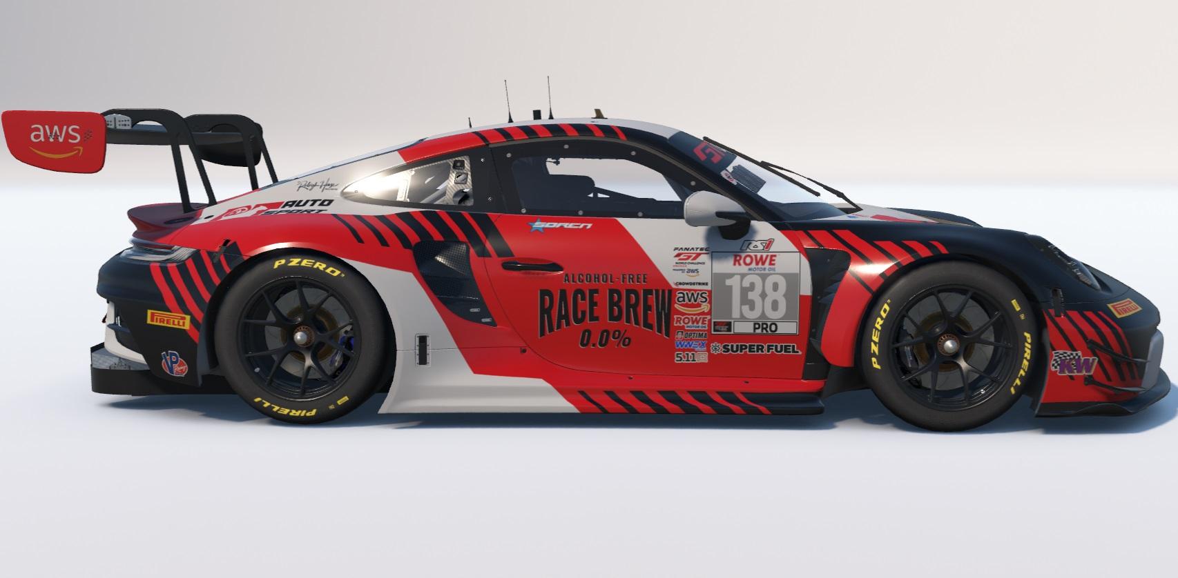 Preview of #18 RS1 Porsche 911 GT3 R (992) 2025 GT World Challenge America by Zack W Gould