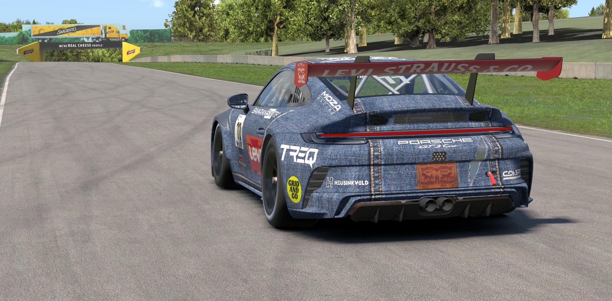Preview of Porsche 992 Cup Levis ripped jeans by Dennis Van Der Meeren