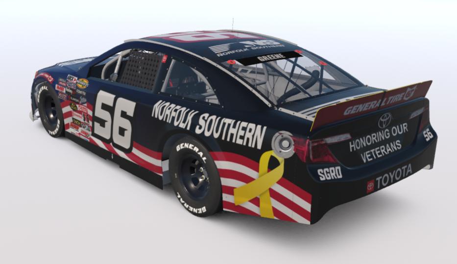 Preview of SGRD Norfolk Southern Patriotic ARCA Camry (Custom 25) by Samuel Greene