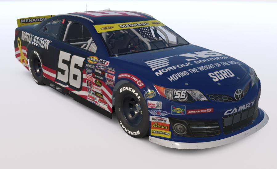 Preview of SGRD Norfolk Southern Patriotic ARCA Camry (Sim Stamped) by Samuel Greene